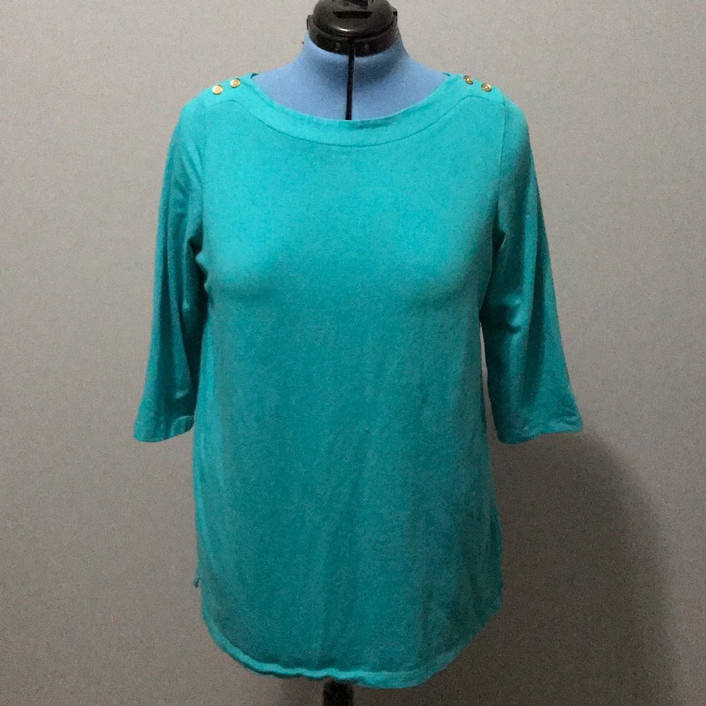 Teal Jessica London long sleeve top